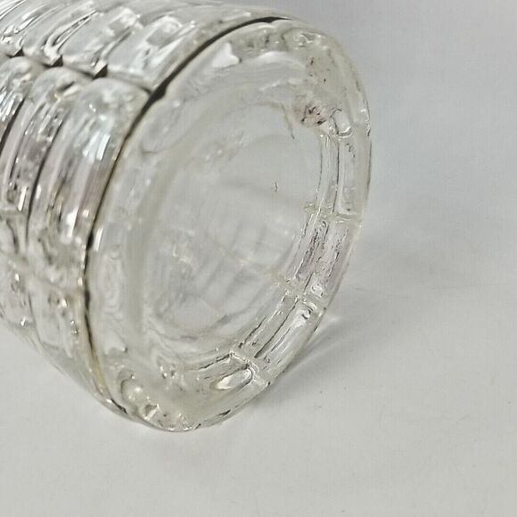 VINTAGE Bubble Glass Wire Basket Metal Cage Bottle Hand Blower Art Glass 8.25 in - Picture 5 of 9
